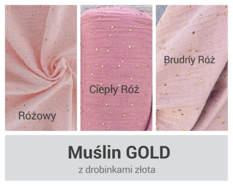 Wybierz kolor muślinu Wybierz kolor muślinu