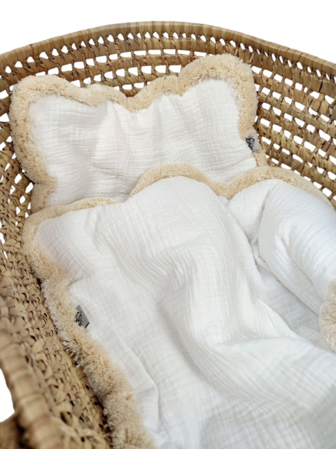 Pościel muślinowa z frędzlami